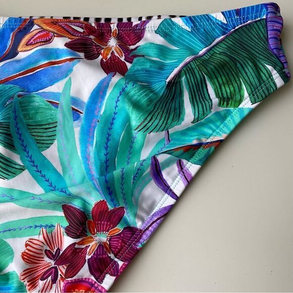 La Blanca bikini bottom tropical floral size 4 - Picture 7 of 7